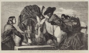 Asses Drinking by Richard Ansdell